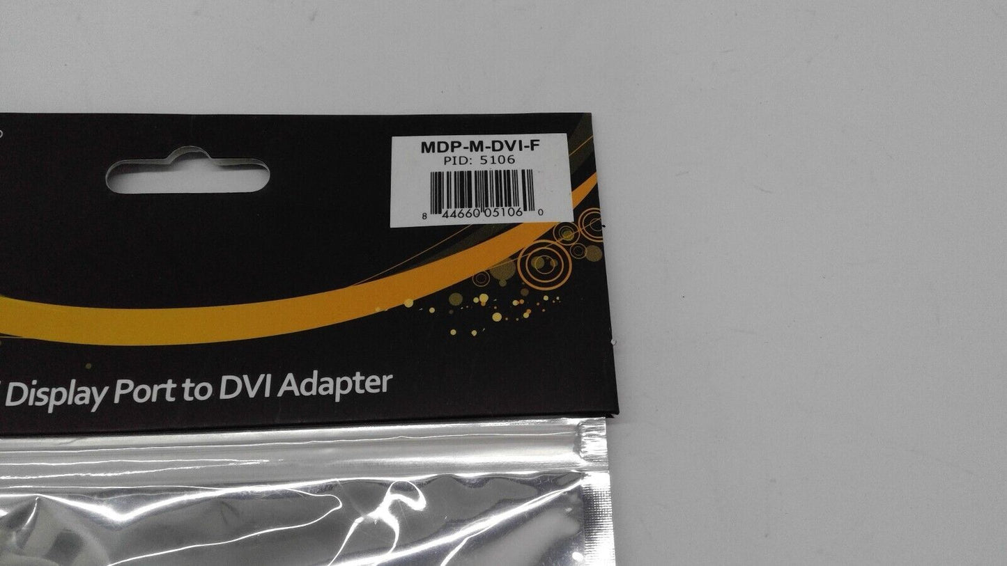 New Monoprice Mini DisplayPort to DVI adapter MDP-M-DVI-F