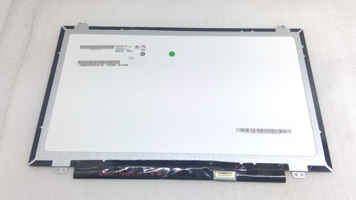 Lot of 2, 14" LCD Replacement Laptop Screen LP140WH2 B140XTN03.3, 30 pin WXGA HD