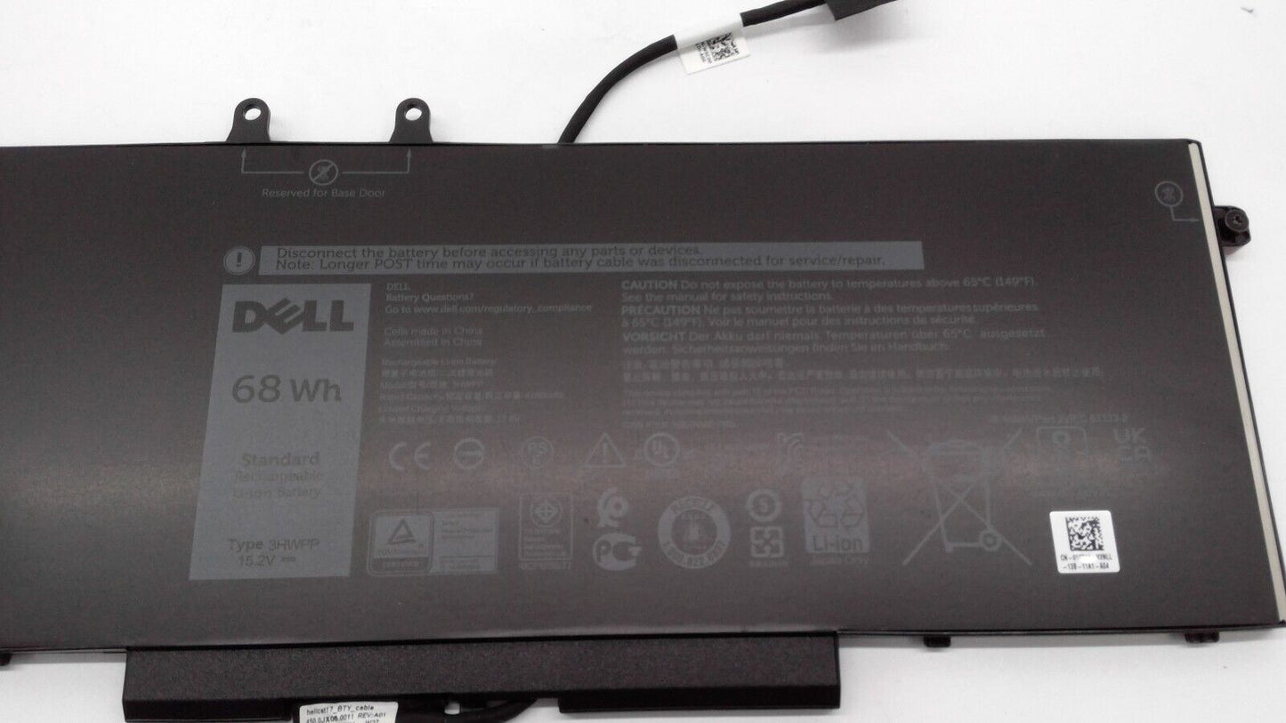 Genuine OEM Dell Battery 68Wh 15.2V 3HWPP for Dell Latitude 5401 5501 1VY7F