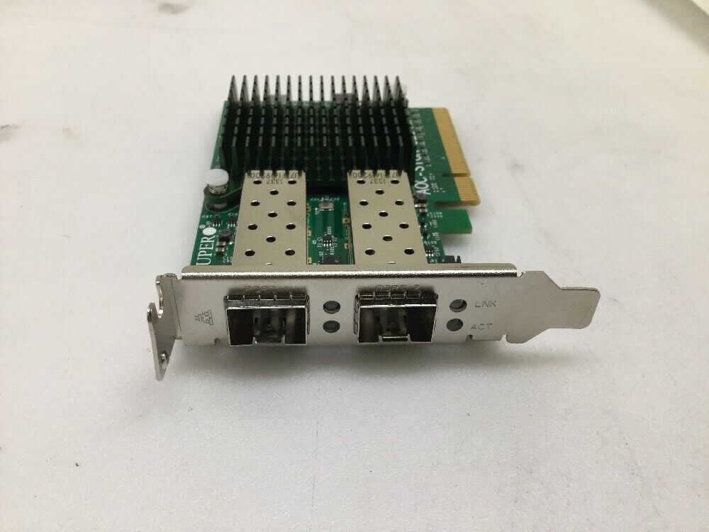 Supermicro AOC-STGN-I2S Dual Port 10GB SFP+ Intel 82599 rev 2.0 Controller NIC