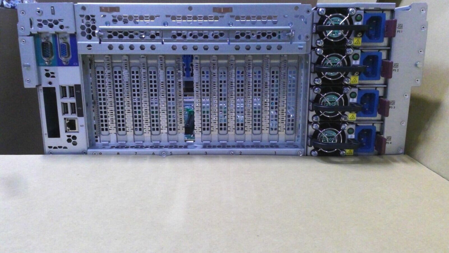 HPE ProLiant DL580 Gen9 4U Server Barebone 10 BAY 2.5" 4x 1200W PSU 4x Heatsinks