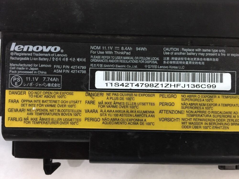 OEM Lenovo Battery 42T4798 42T4799 for T410 T420 T510 T520 W510 W520 SL410 55++