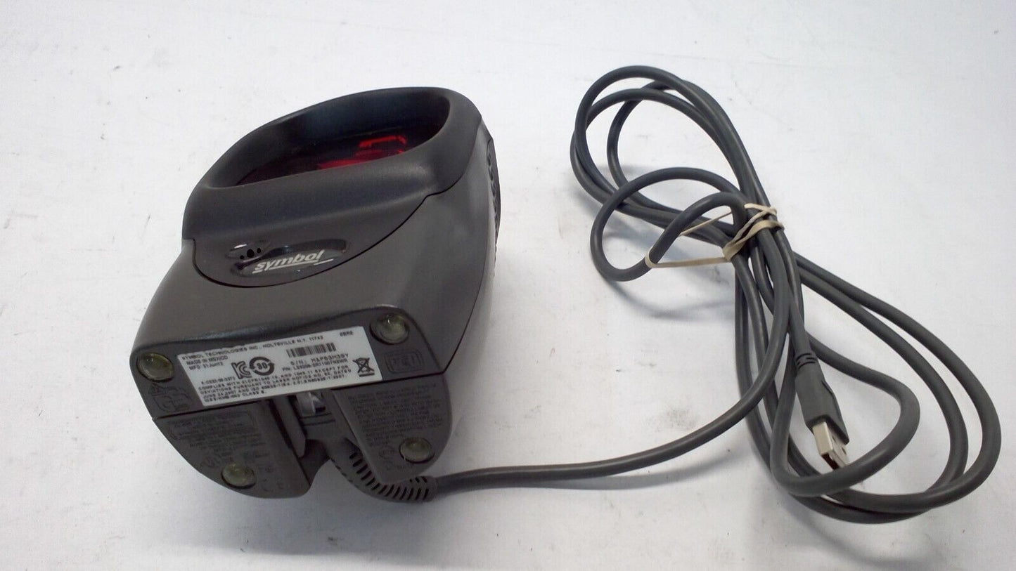 Symbol Barcode Scanner LS9208 LS9208-SR11007NSWR w/ Cradle and USB Cable