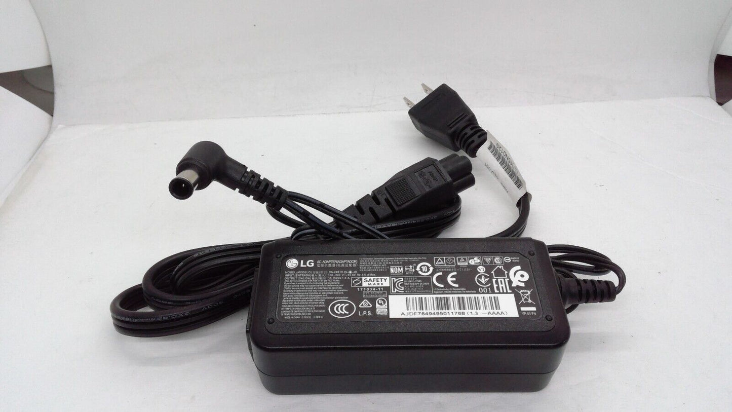 Genuine LG DA24B19 19V 1.3A AC Adapter for LG Monitor power supply W/cord