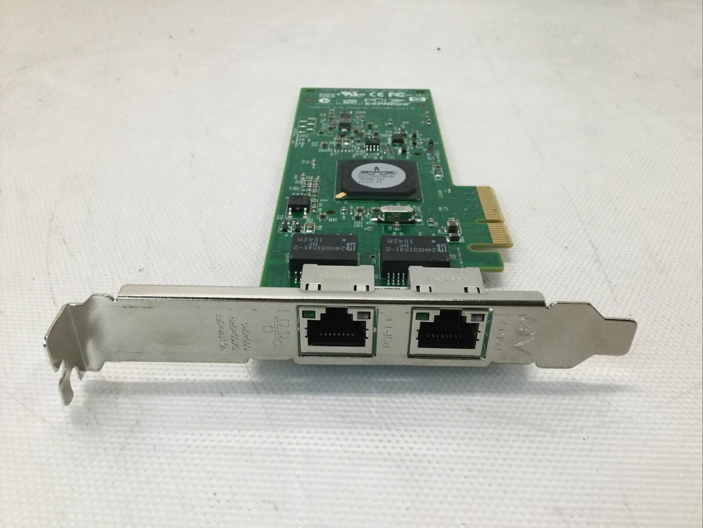 HP NC382T 1GB Dual-Port RJ-45 PCI-E Ethernet Card 458491-001 HSTNS-BN36