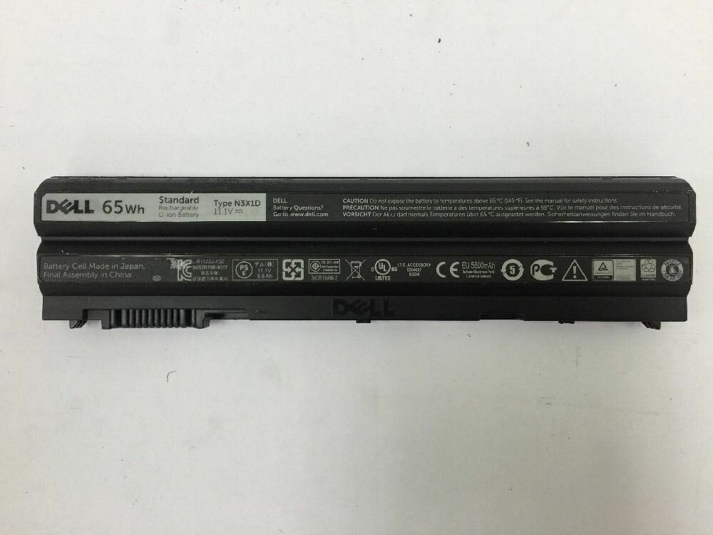 Genuine Dell N3X1D Battery  11.1V 65Wh for Dell Latitude E6540 E6440 E5530 E5430