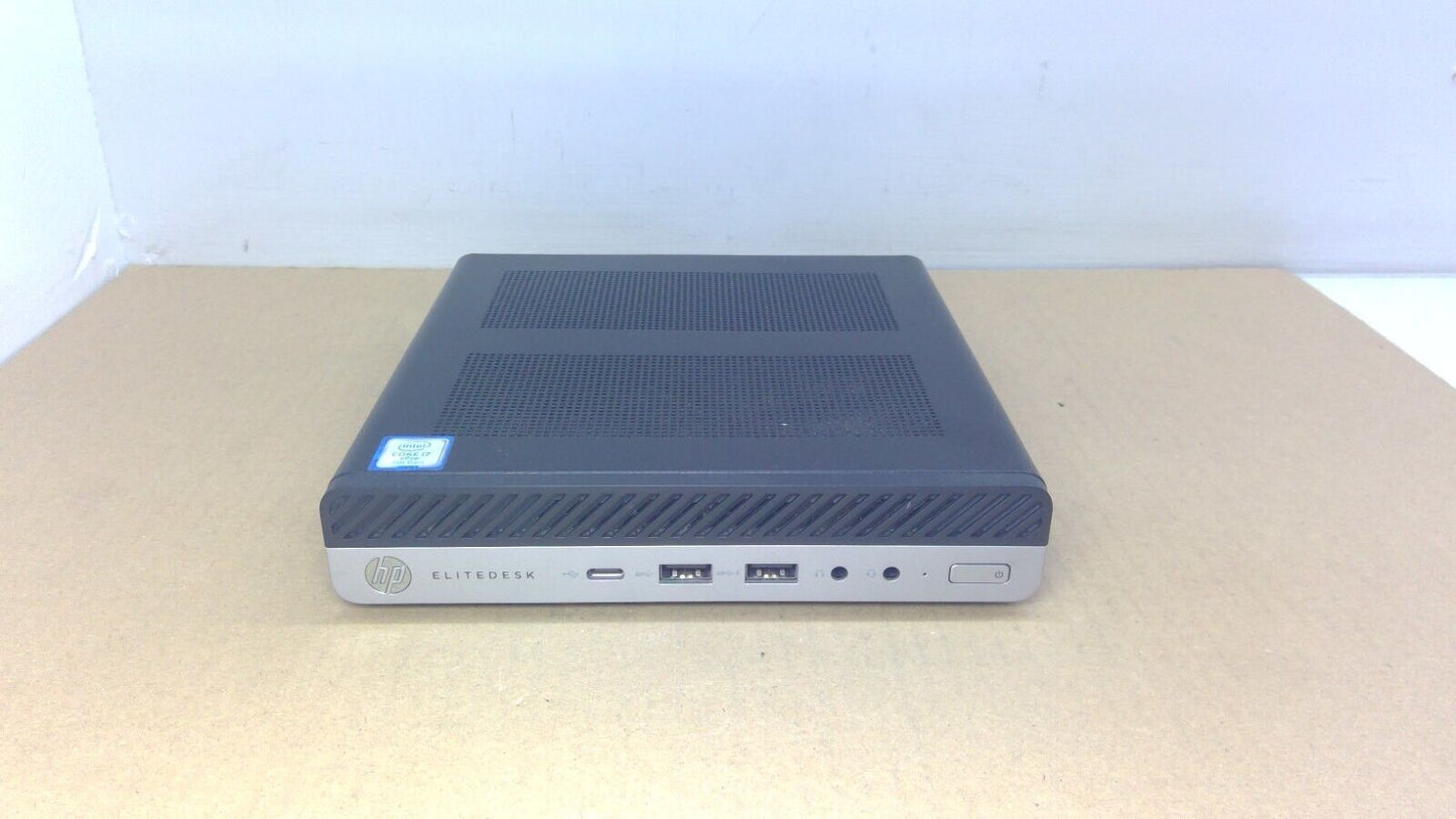 HP EliteDesk 800 G3 mini 65W Desktop HTPC i7-7700/16G RAM/300G SSD Win11 A0