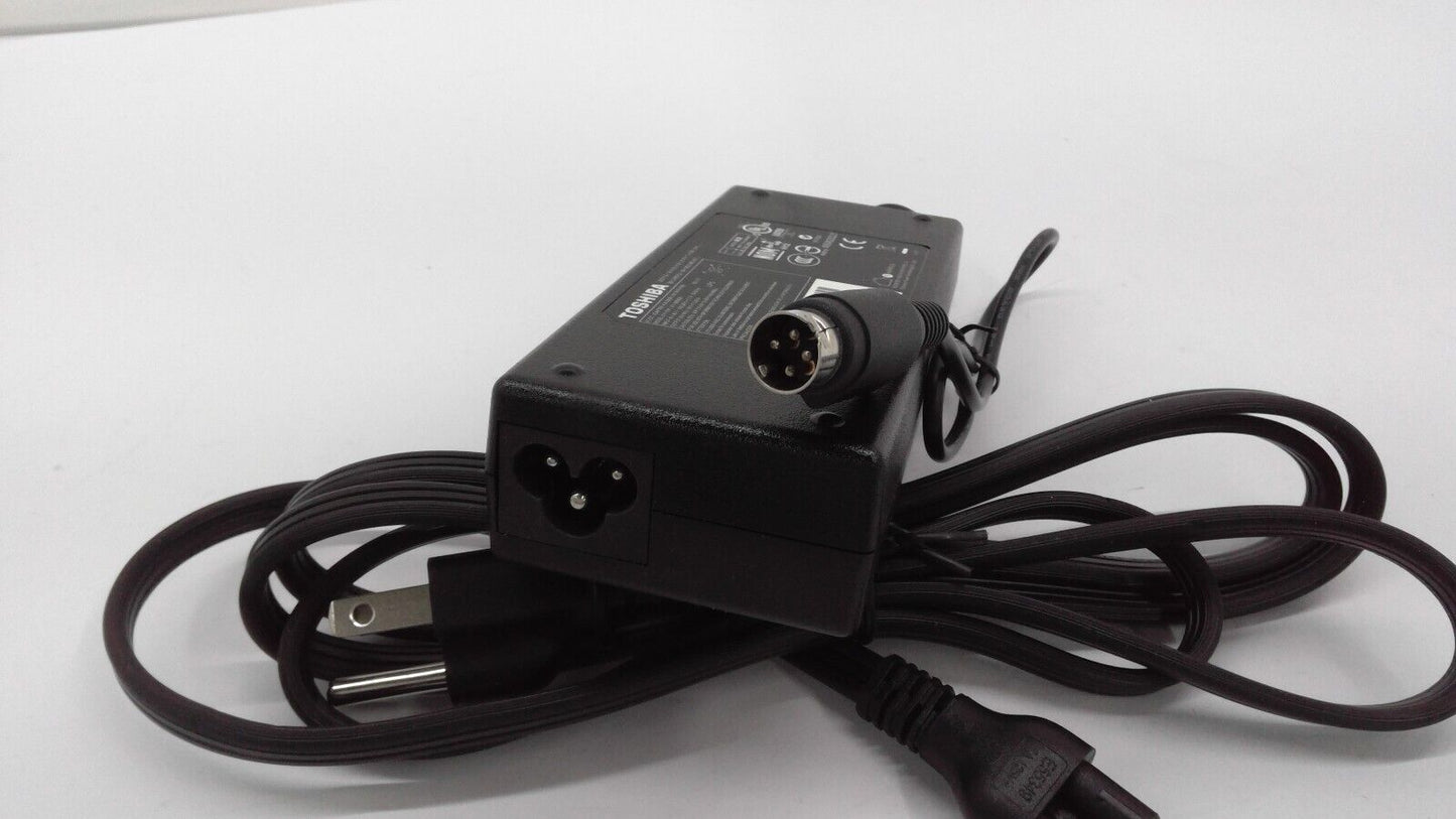 Genuine AC Adapter Power Supply Toshiba A11-065N2A 4 pin 65W W/P.Cord