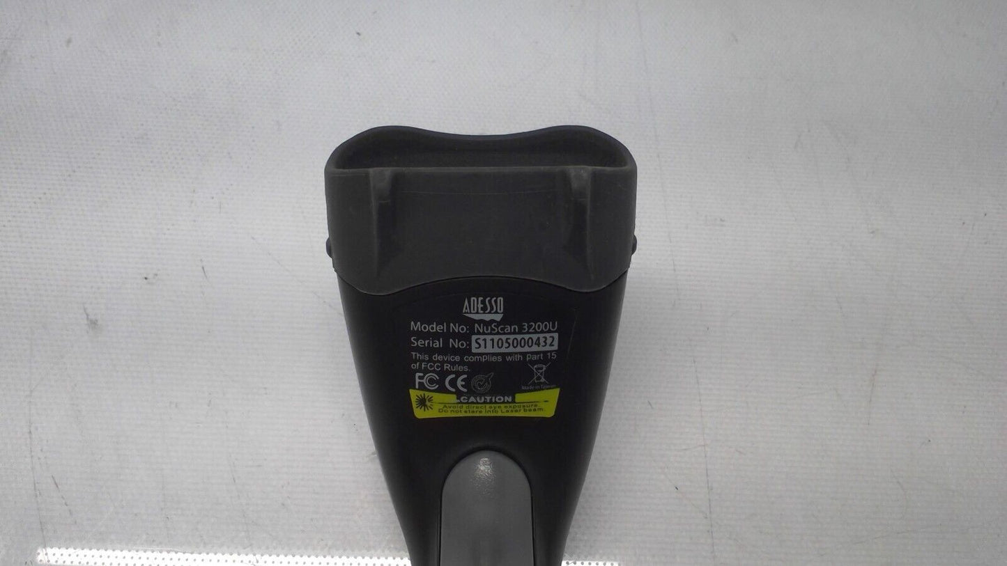 Adesso NuScan 3200U Black USB Barcode Scanner