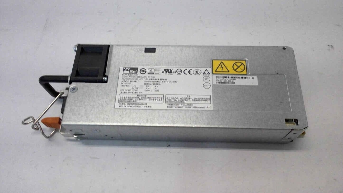 AcBel SGA005 1100W Switching power Supply  EMC P/N:071-000-609-01 Tested Working