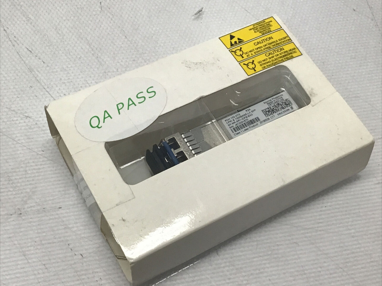 Genuine Ericsson CPRI 1000Base-LX SFP Transceiver  SP-MR-SR1-IDFB-EN3