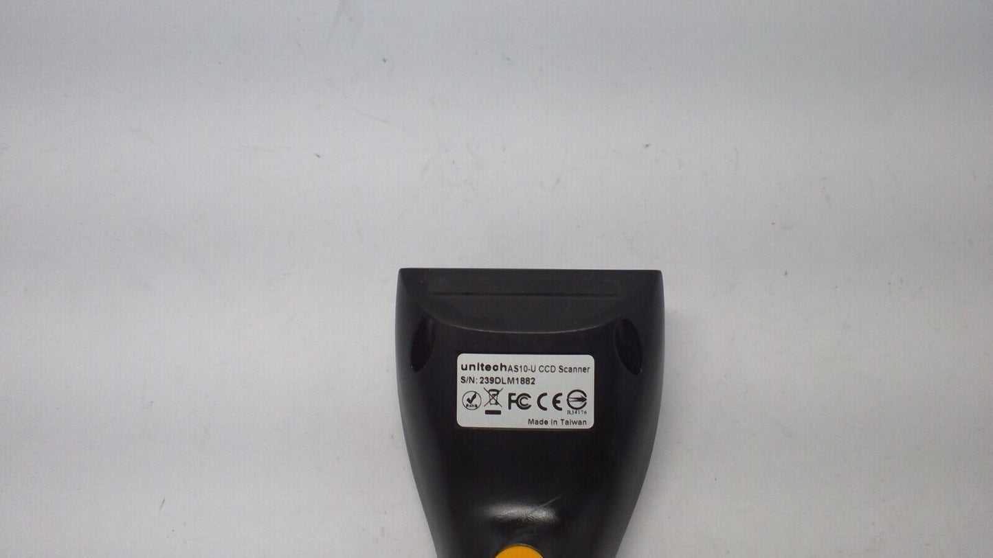 UNITECH AS10-U CCD Barcode Scanner with USB Cable - TESTED