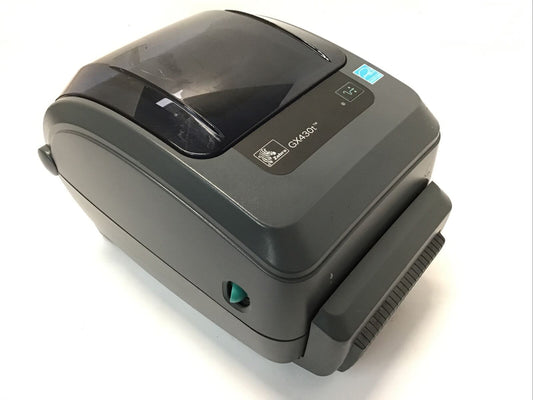 Zebra GX430t Thermal Label Printer USB Ethernet with Auto Cutter GX43-102412-000