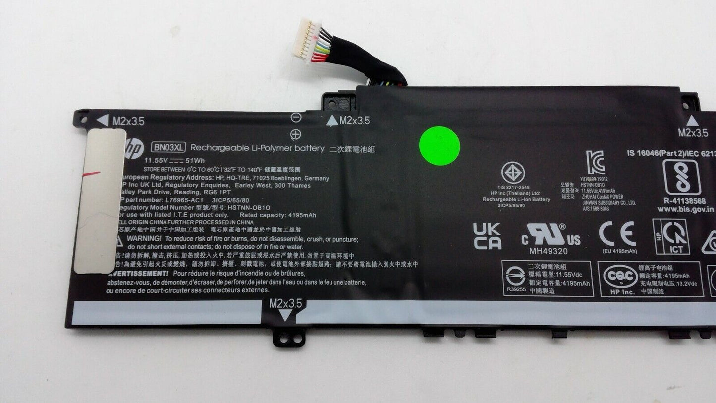 Genuine HP Envy 13-BA 13-BA0025OD 15-ED 15M-EE Laptop Battery 11.55V 51Wh BN03XL