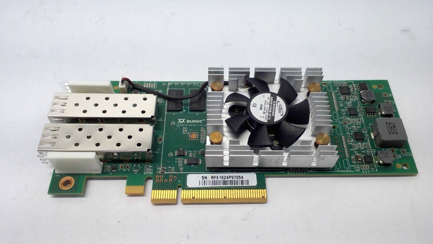 Qlogic QLE2672 16Gb Dual Port SFP+ Fibre Channel HBA Server Card No Bracket