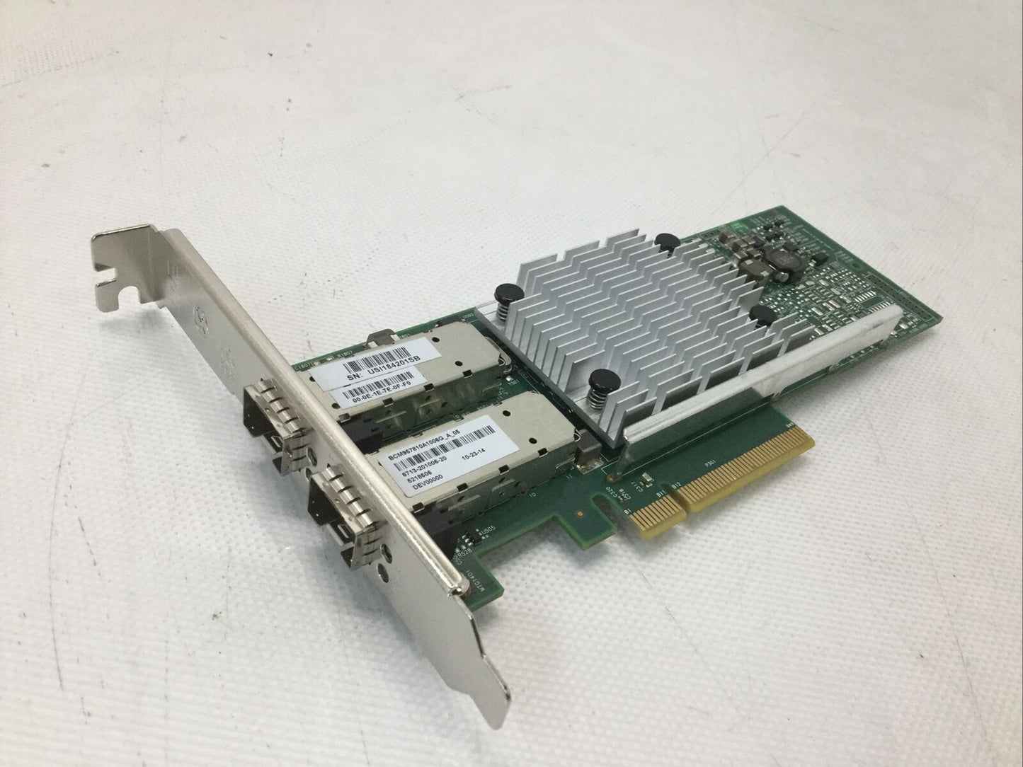 QLogic Broadcom Dual Port 10GB SFP+ Network Adapter Card  PCIe BCM957810A1006G