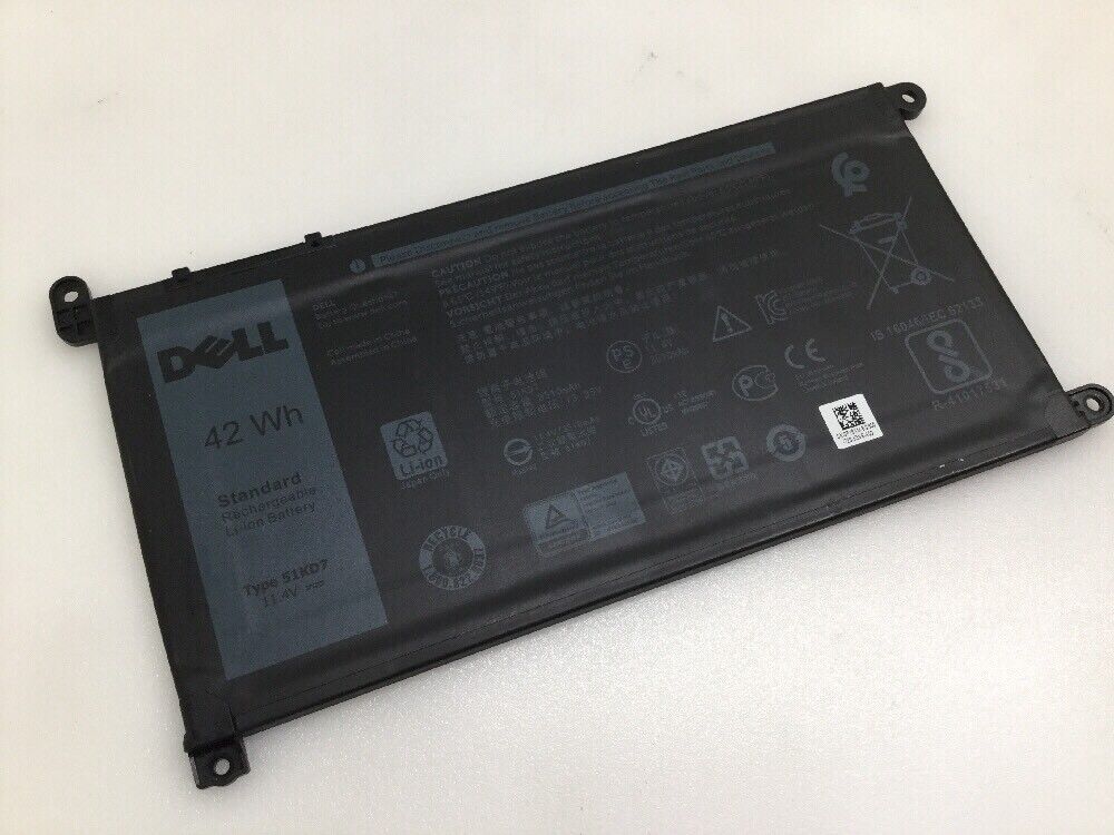 OEM Dell Battery For Dell Chromebook 11 3180 3189 Laptop 42Wh Y07HK 51KD7 FY8XM