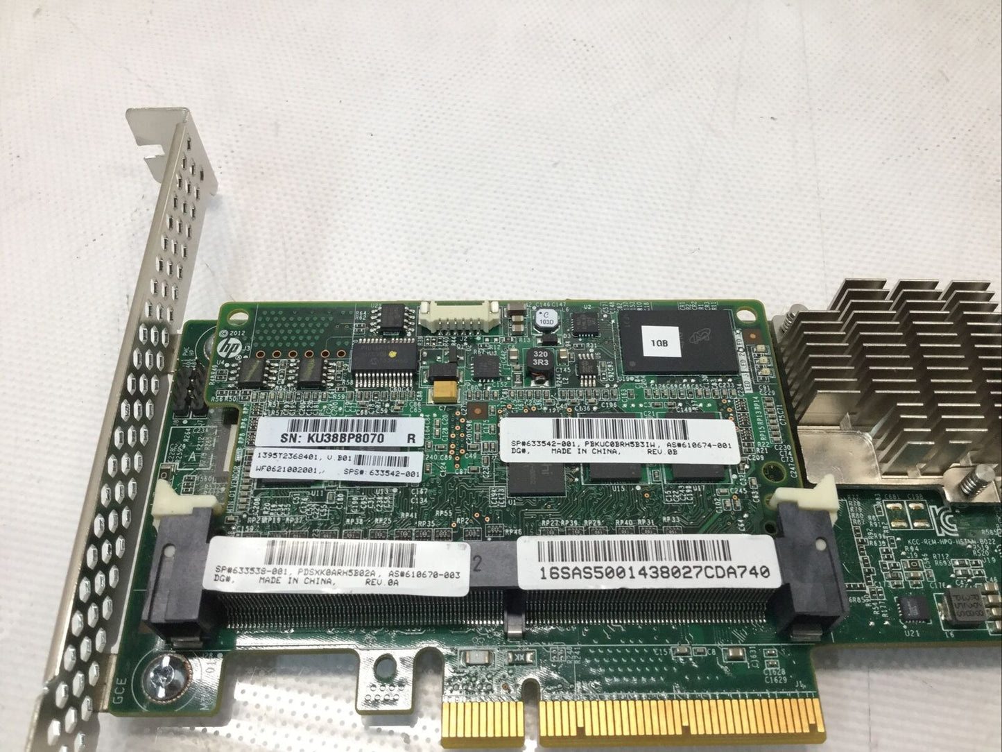 633538-001 HP P420 6Gb/s SAS SATA RAID Controller Card PCIe 1GB FBWC 631670-B21