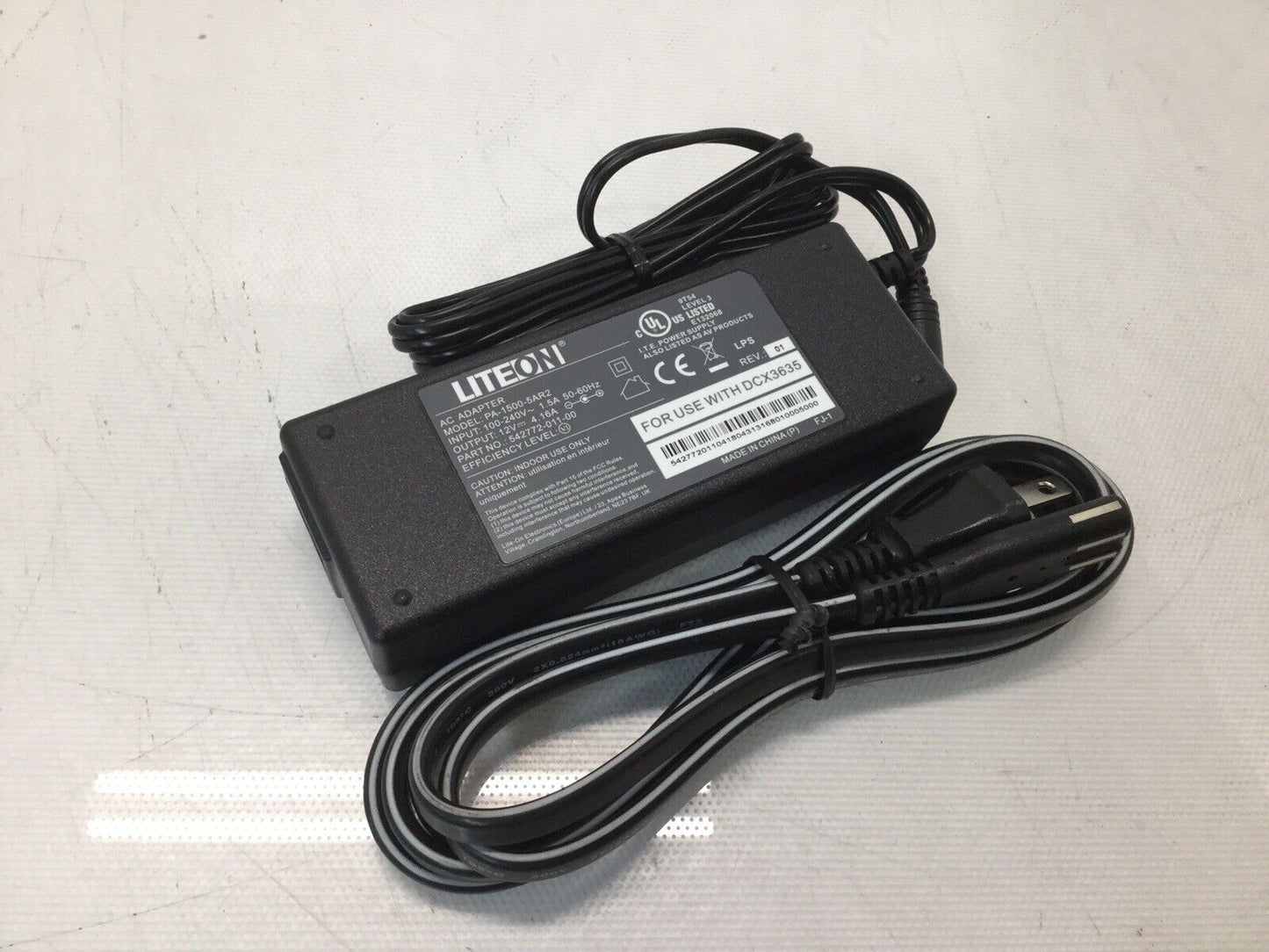 Lot of 10 - Liteon 12V 4.16A PA-1500-5AR2 AC Adapter Power Supply 542772-0011