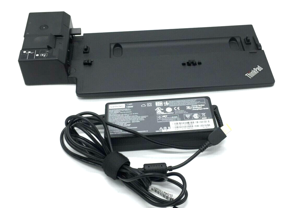 Lenovo ThinkPad Ultra Docking Station US 40AH (SD20Z56369) With AC Adapter