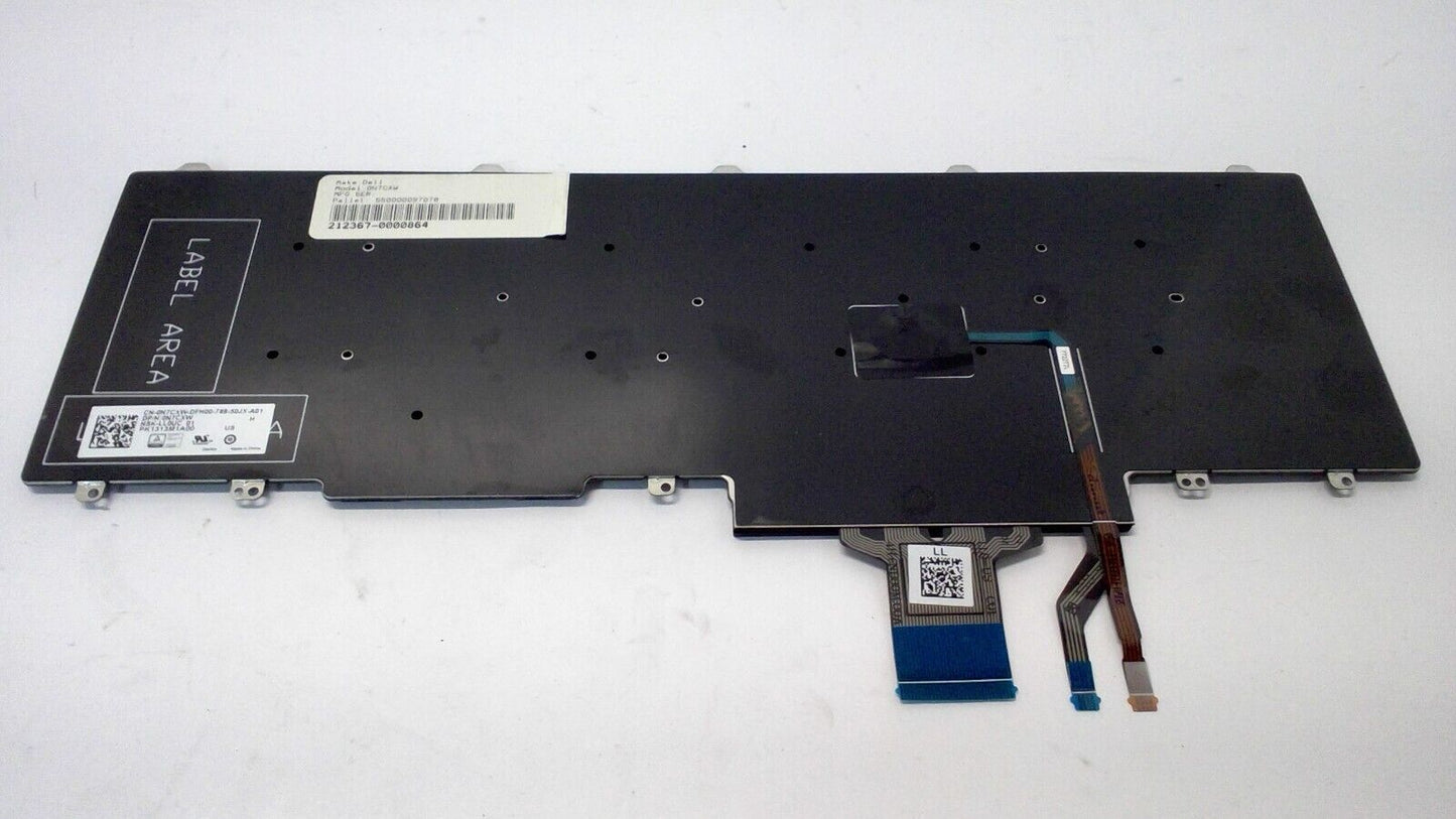 Genuine Dell Precision 7520 Laptop US Keyboard N7CXW 0N7CXW