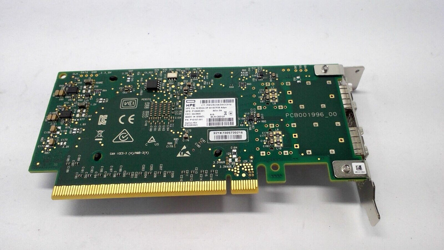 Mellanox CX512F ConnectX-5 EN Dual Port 25GbE SFP28 Adapter MCX512F-ACAT