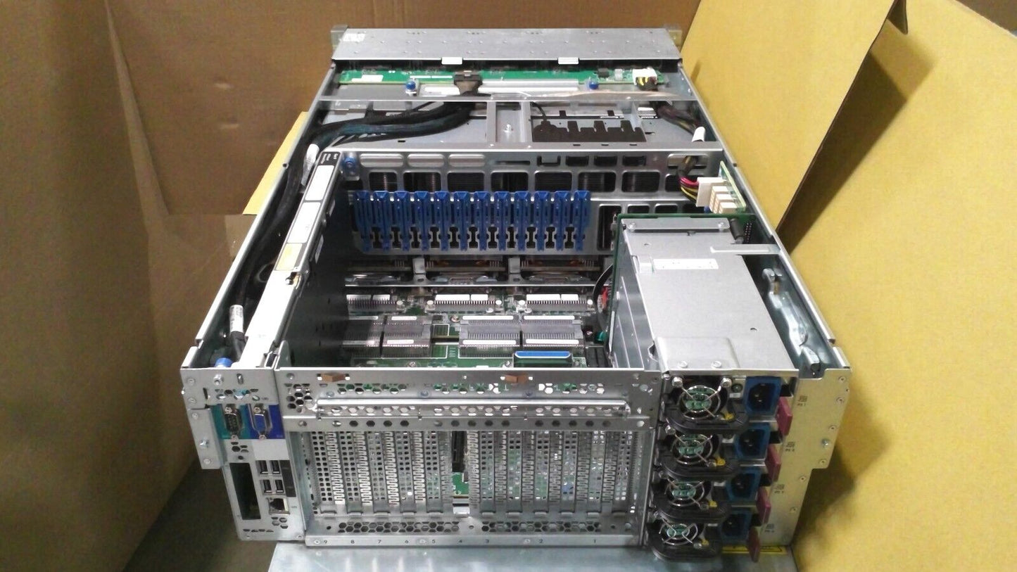 HPE ProLiant DL580 Gen9 4U Server Barebone 10 BAY 2.5" 4x 1200W PSU 4x Heatsinks