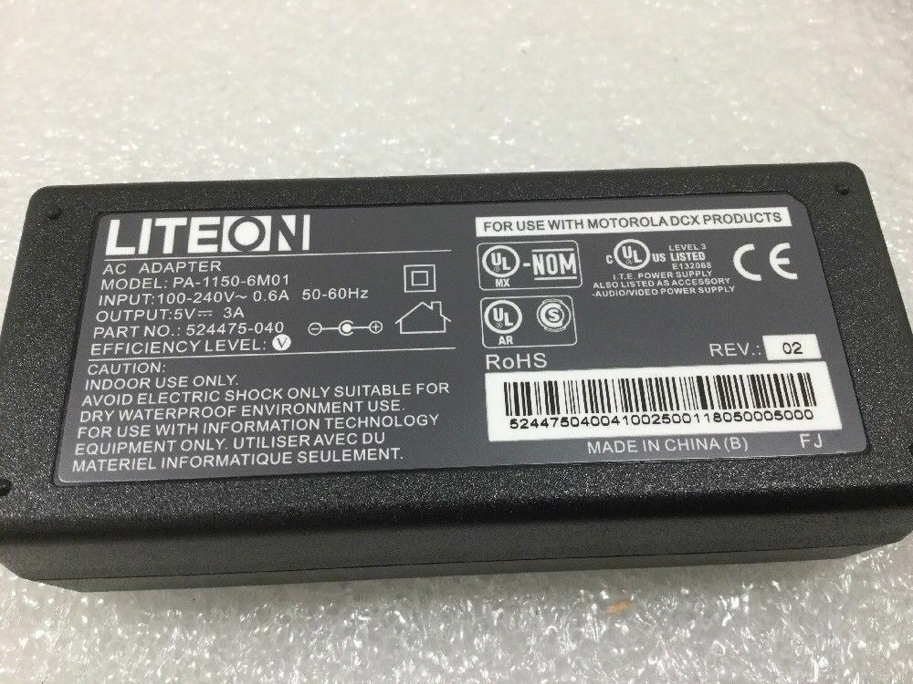 Lot of (35) Liteon 5V 3A AC Adapter Charger 100-240V PA-1150-6M01 4.0mm x 1.5mm