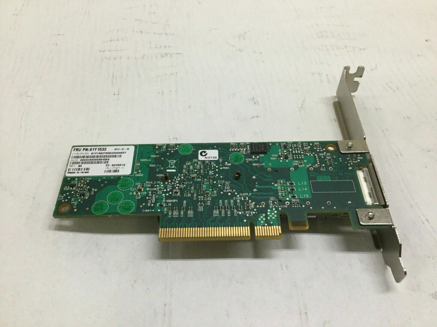 IBM Mellanox MHQH19B-XTR ConnectX-2 Infiniband VPI HCA 10GbE / 40Gbps QSFP DX360