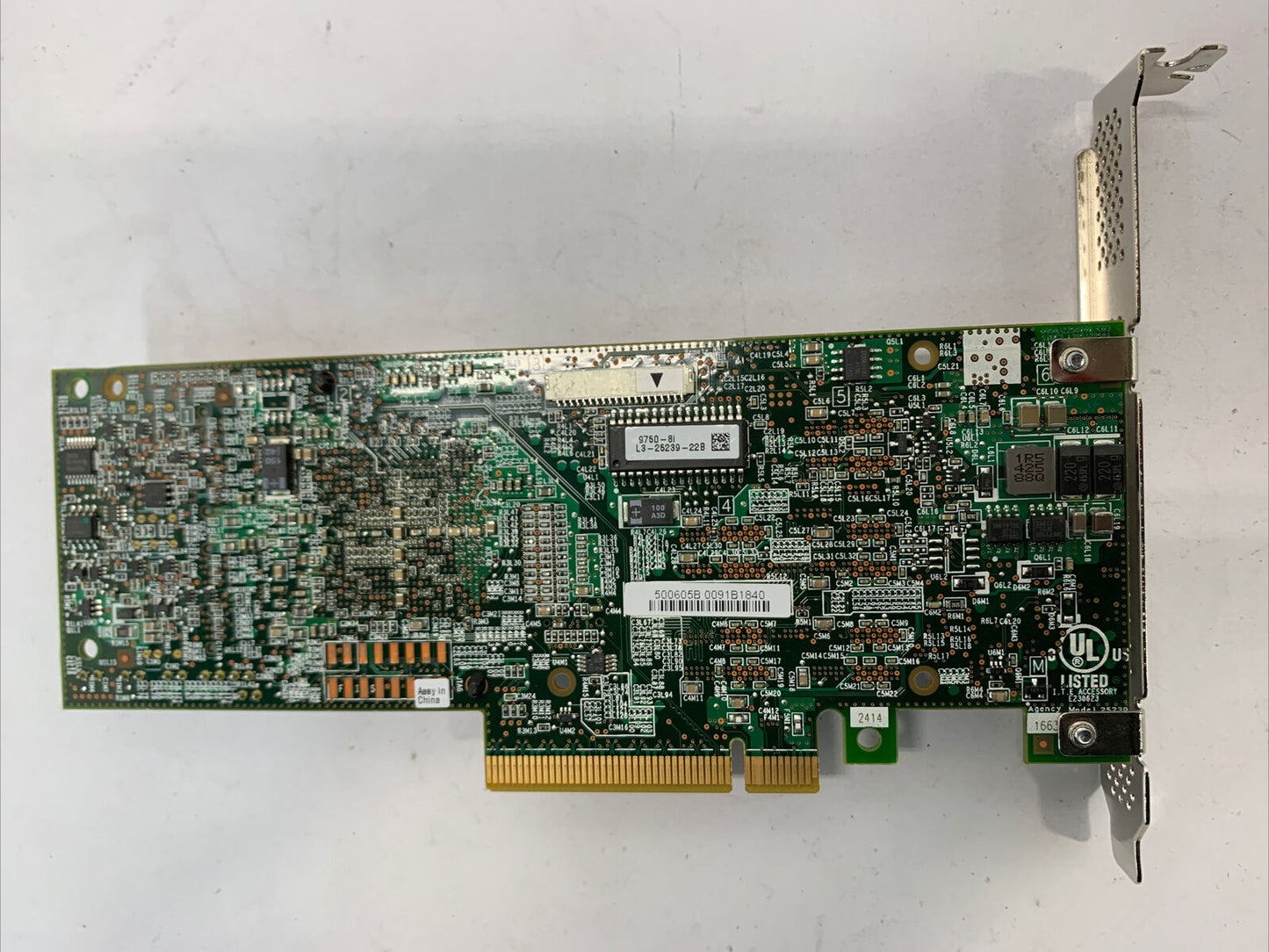 LSI 3Ware 9750-8i 6Gb/s 8-Port SAS PCIe x8 RAID Controller