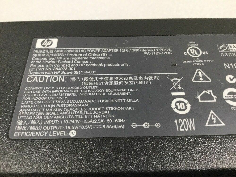 Lot of 10 - HP 120W AC Adapter PPP017L PPP016H PPP017S PPP016L-E **Assorted**