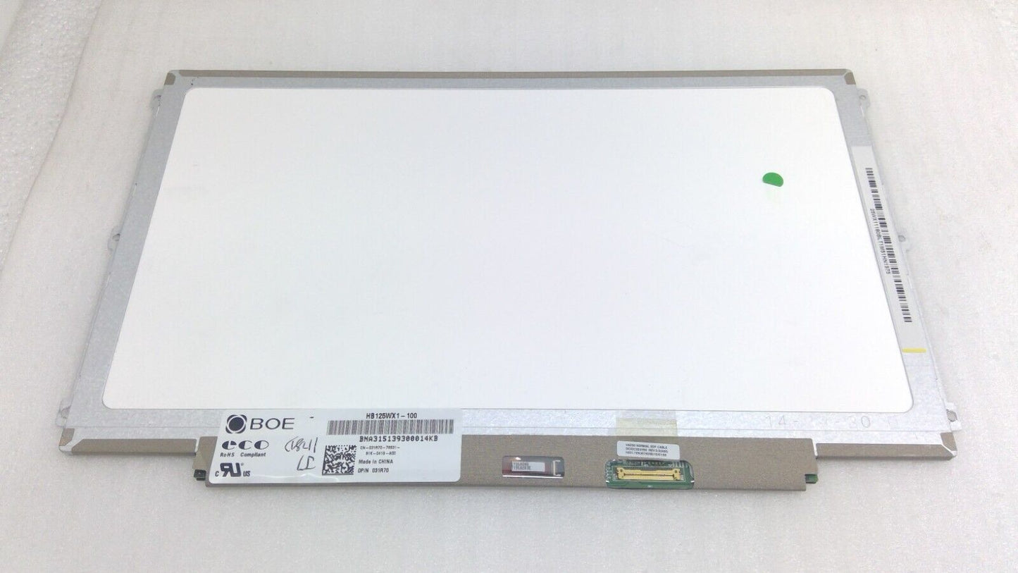 12.5" LCD Replacement Laptop Screen HB125WX1-100 B125XTN02.0, 30 pin WXGA HD