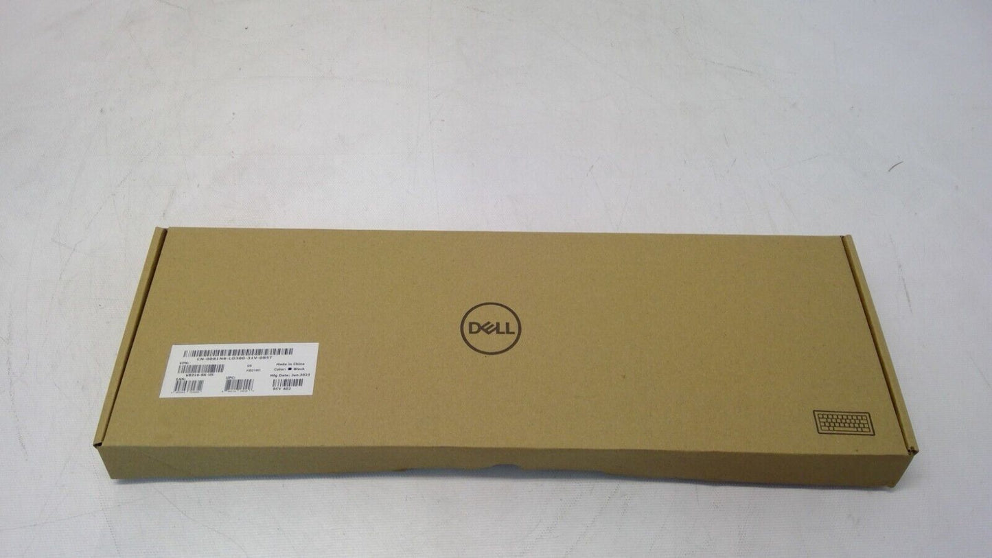 Dell USB Wired Keyboard KB216-BK-US