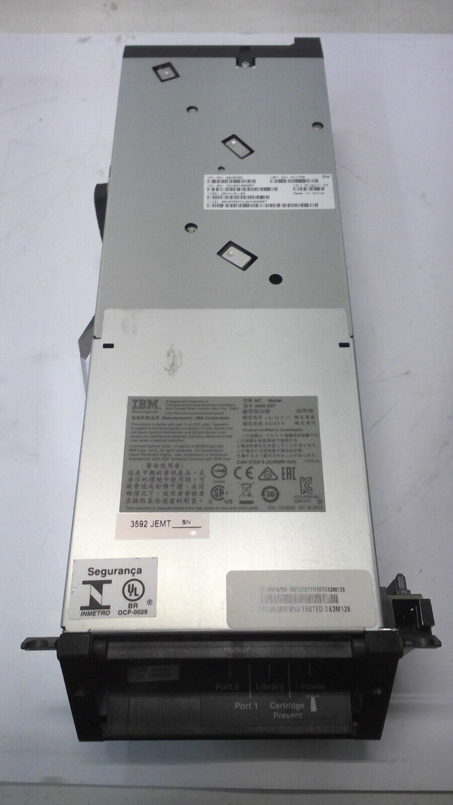 IBM 3592-E07 TS1140 TAPE DRIVE 00V6701 00v6759