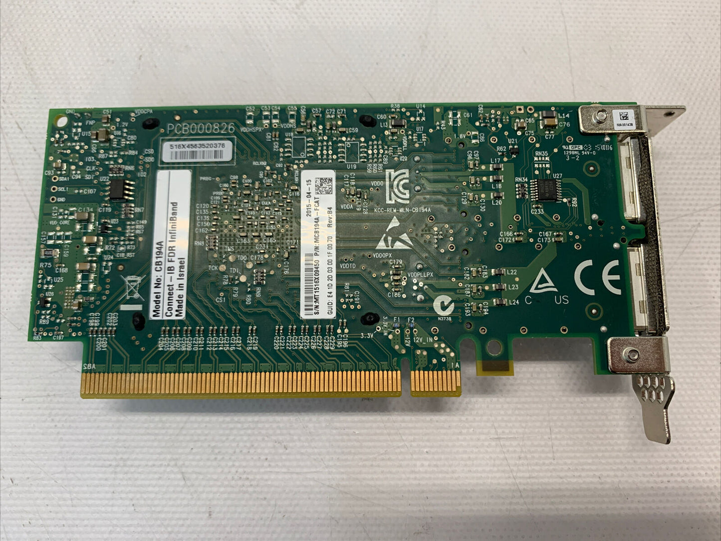 Mellanox  MCB194A-FCAT 56Gb/s 2Port Connect-IB Infiniband HB Adapter CB194A