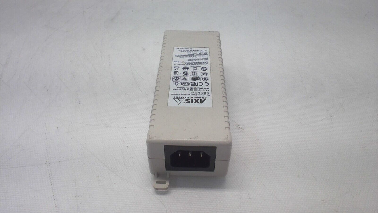 Lot of 5 - Axis Communications T8133 30W Midspan POE Injector 53387