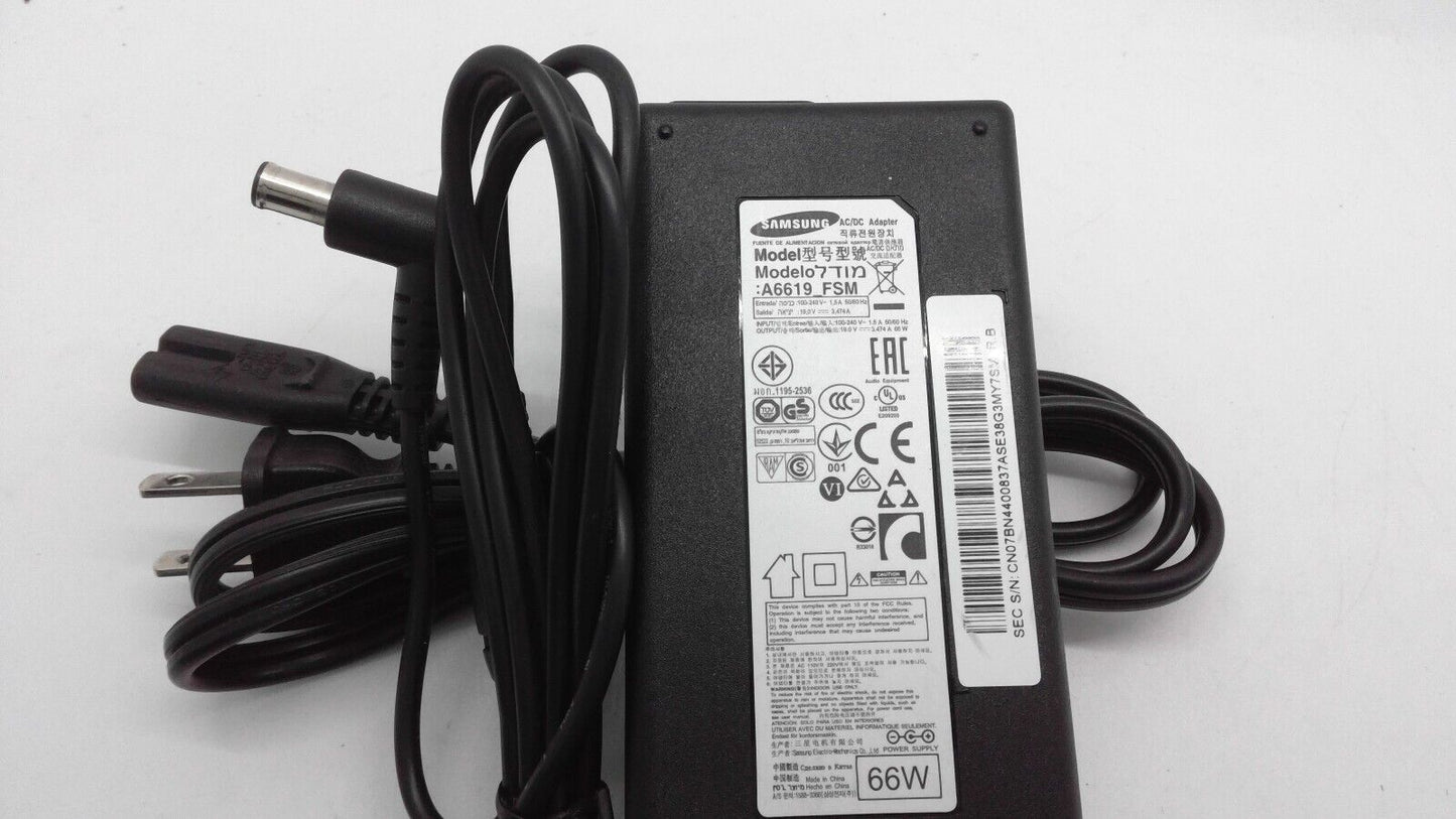 Genuine Samsung TV AC Adapter Power Supply A6619_FSM BN44-00837A 19V 3.474A 66W