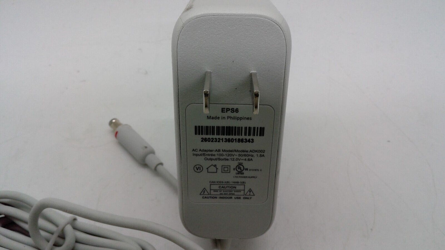 EPS6 Delta NetBit Power Supply AC Adapter AB Model ADK002 Output 12V 4.6A