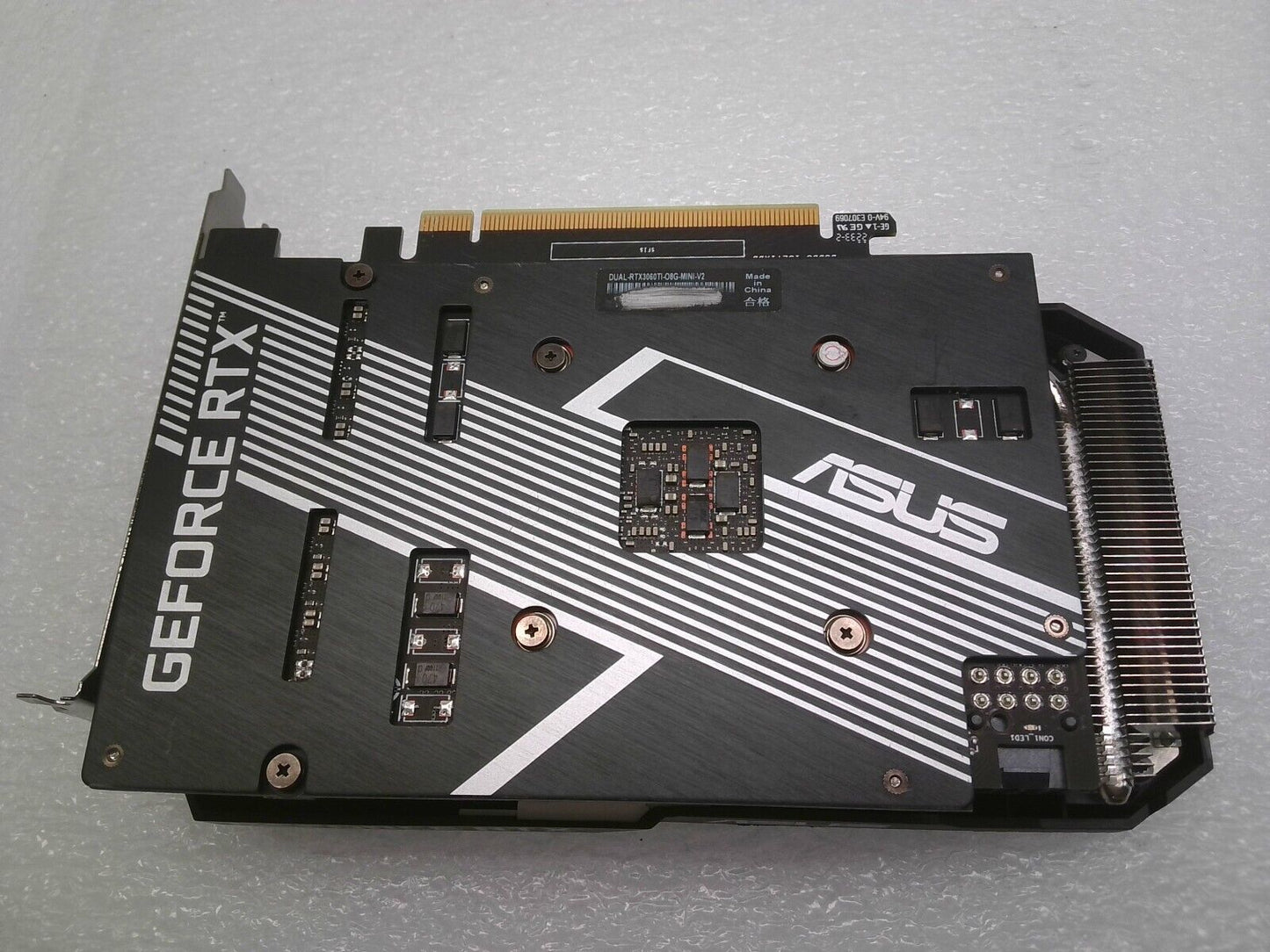 ASUS Dual RTX 3060Ti V2 MINI 8GB GDDR6 Graphic Card (DUAL-RTX3060TI-O8G-MINI-V2)