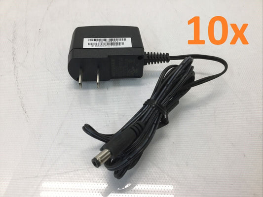 (10) 12V 0.5A  AC/DC Adapter Netgear Power Supply 332-10744-01 AD2015F23 5.5mm