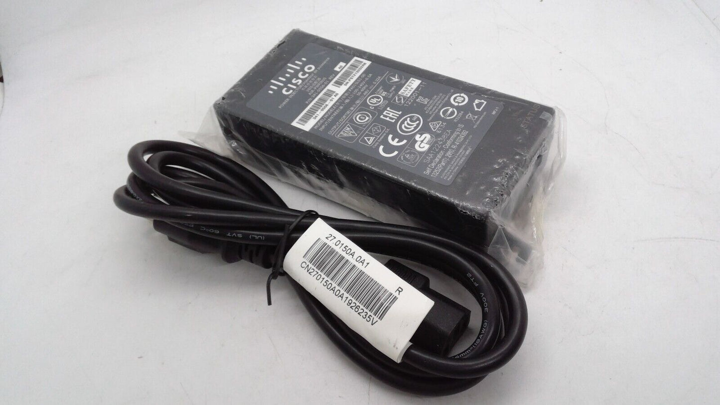 Cisco 341-0556-01 FA015LS1-00 48V 0.32A Power Injector W/ Power Cord New