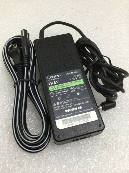 Original Sony 76W Power Supply VGP-AC19V27 AC Adapter 19.5V 3.9A VGP-AC19V10