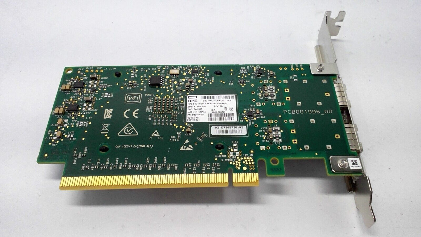 Mellanox CX512F ConnectX-5 EN Dual Port 25GbE Adapter MCX512F-ACAT High Bracket