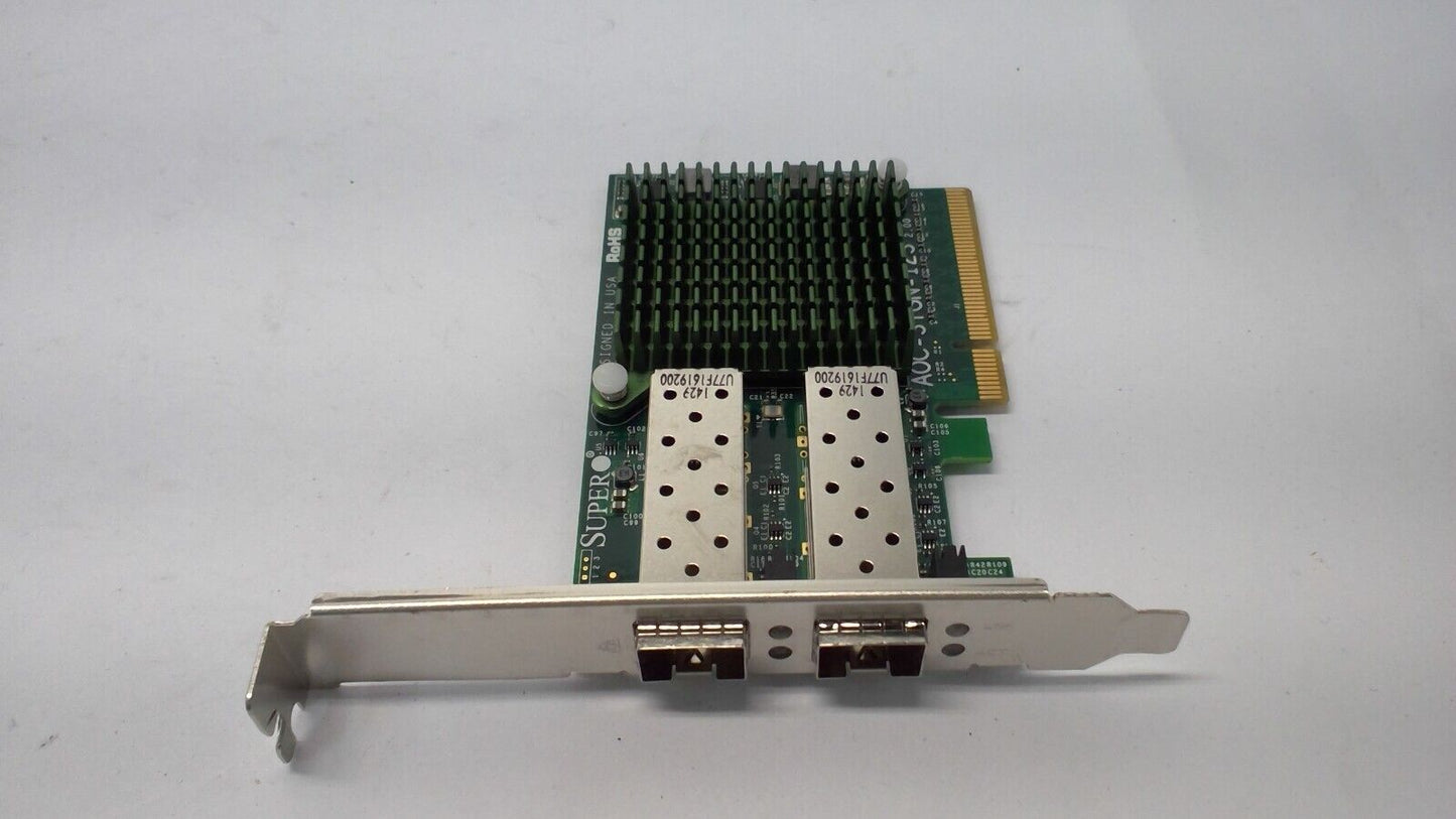 Supermicro AOC-STGN-I2S Dual Port 10GB SFP+ Intel 82599 rev 2.0 Controller H/P