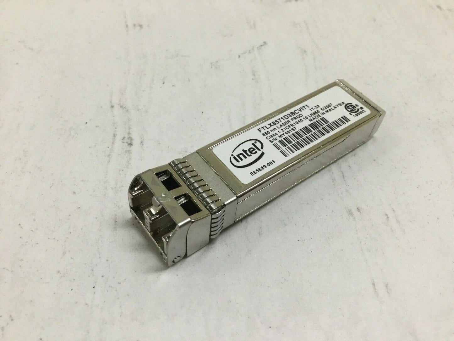 Intel FTLX8571D3BCVIT1 10G SR 850nm SFP+ Transceiver Y3KJN FOR dell X520 X710