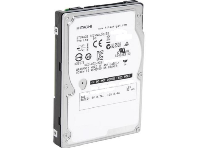 Hitachi 600GB HDD 10K SAS 2.5" 6Gb/s Hard Drive Server Dell HP HUC109060CSS600