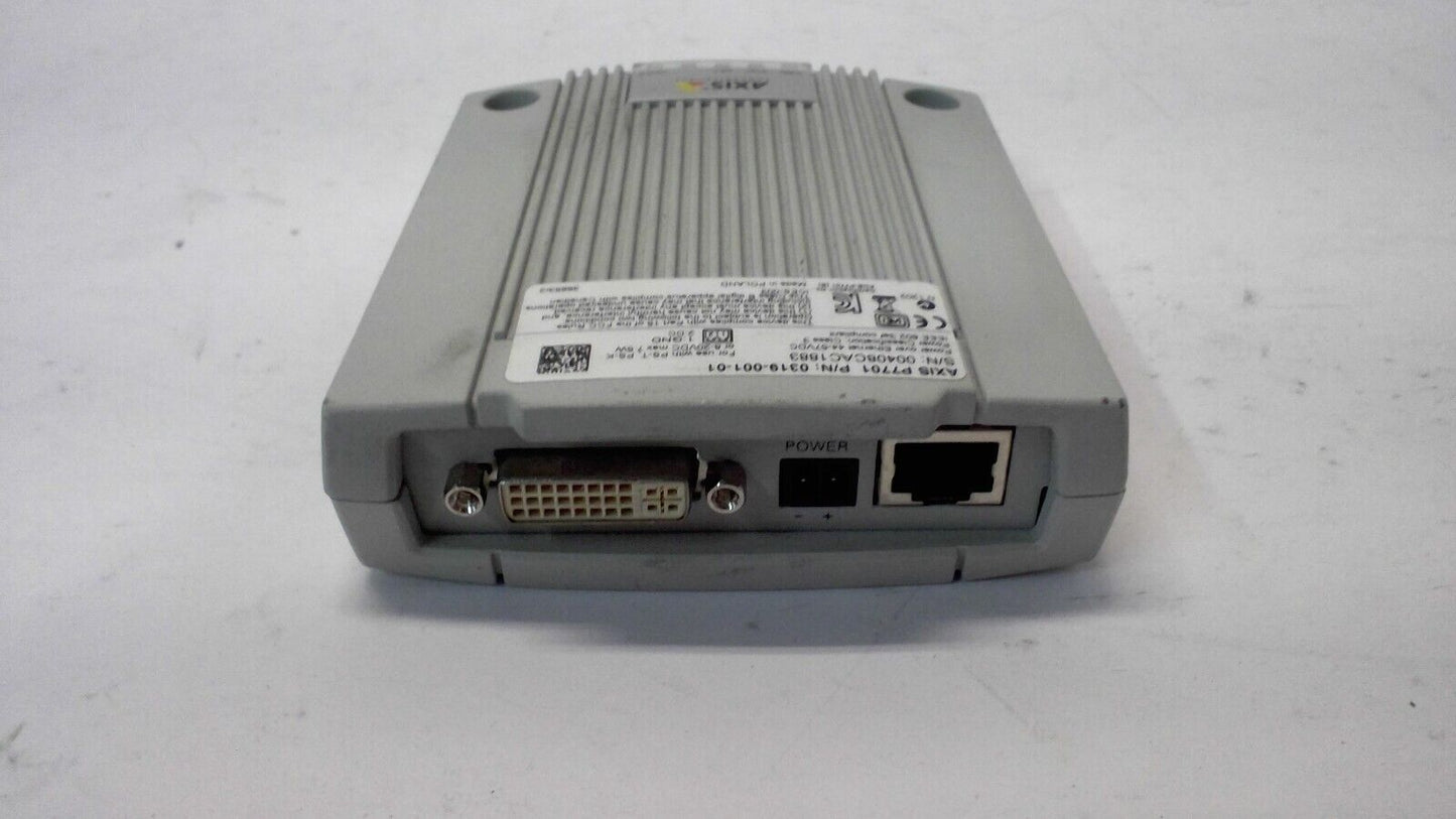 AXIS P7701 Video Decoder IP to display monitor CCTV No power supply 0319-001-01