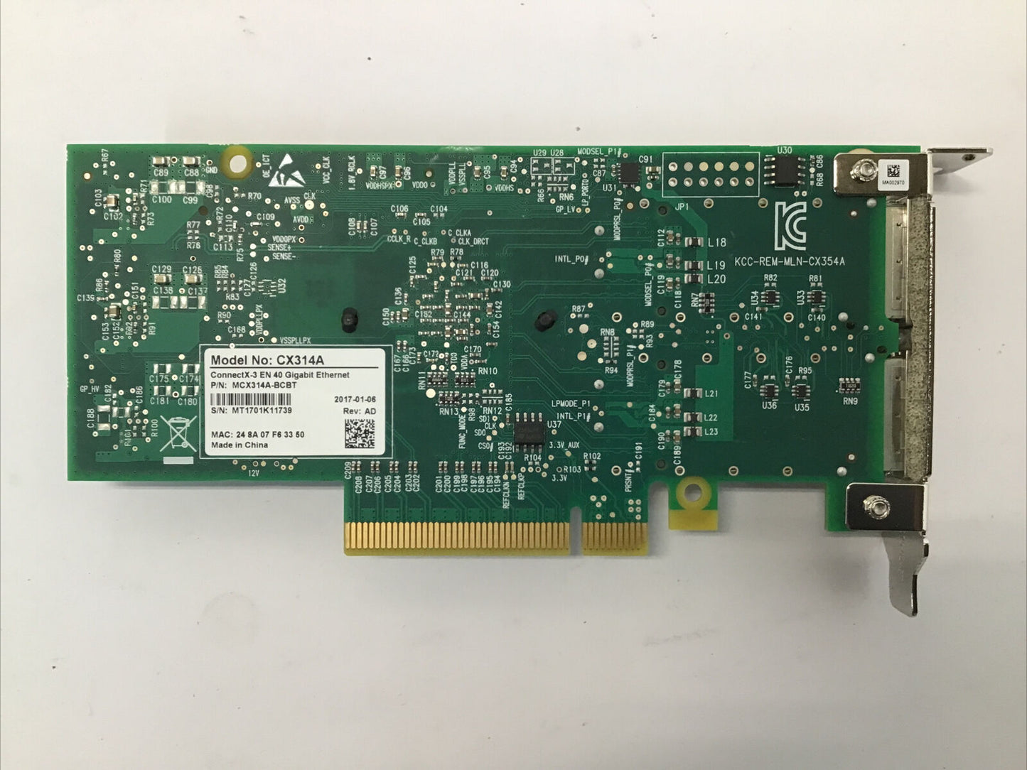 Mellanox ConnectX-3 CX314A 40GB Dual Port QSFP+ PCI-E Network Card MCX314A-BCBT