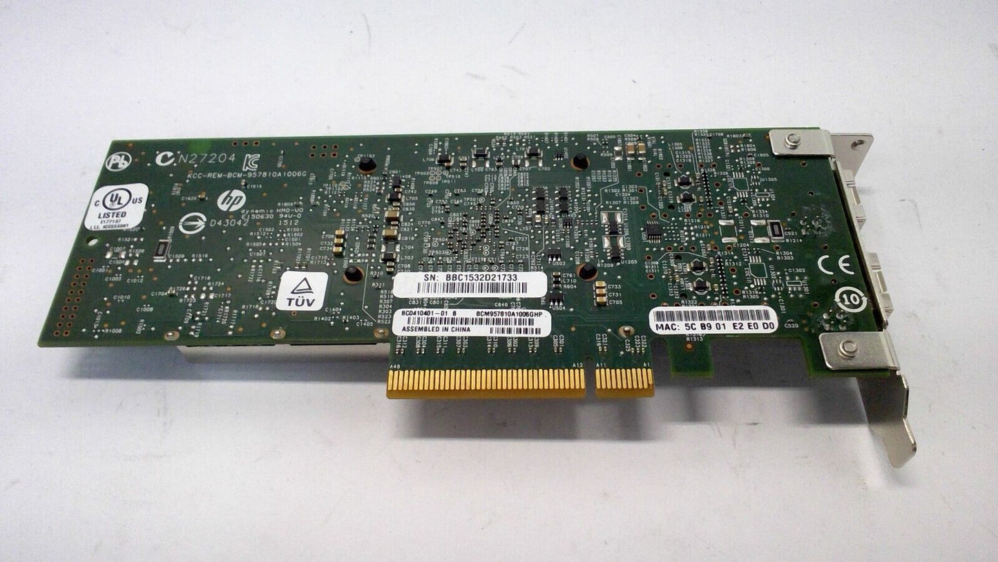 HP 530SFP+Dual Port 10GB SFP+ Ethernet Adapter Card PCIe 656244-001 652503-B21