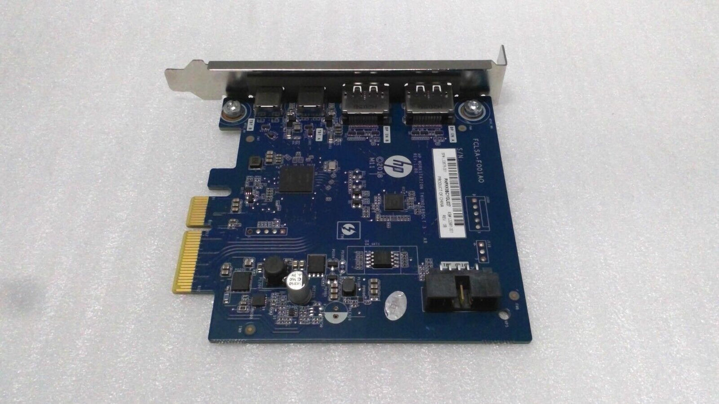 HP Thunderbolt 3 PCIe I/O Card 2-port L83263-001 L89633-001 Z4 Z6 Z8 G4